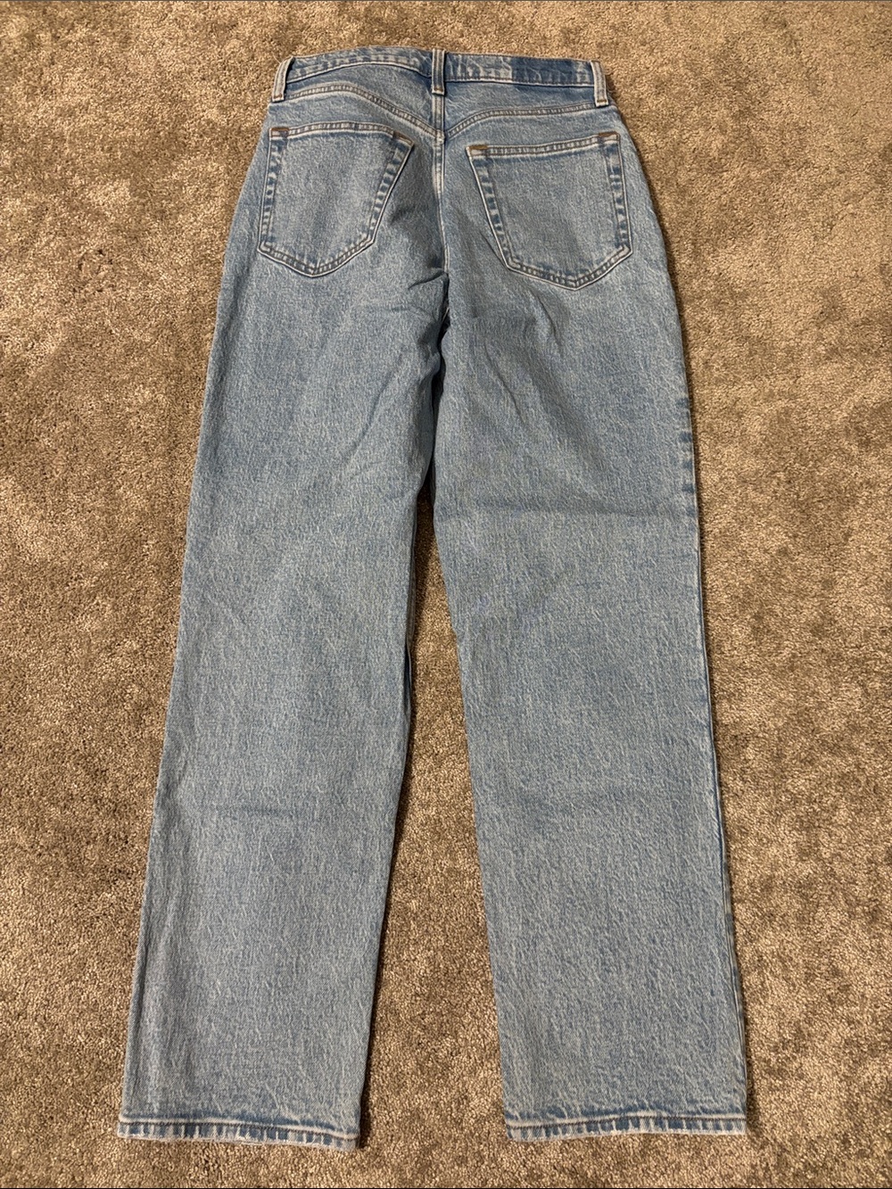 Abercrombie & Fitch Light Blue The ‘90s Straight Ultra High-Rise Women’s Jeans - Picture 3 of 6